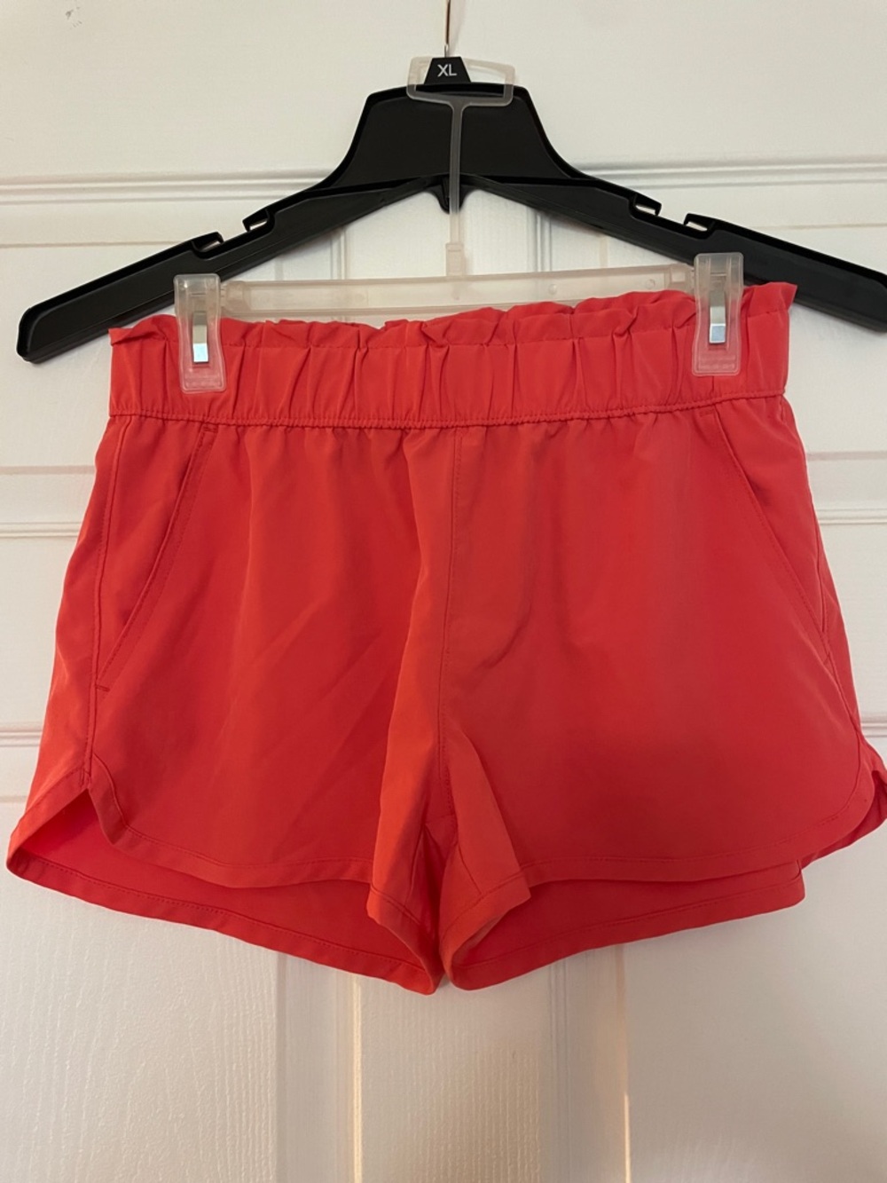 Vanilla Star Coral Athletic Shorts with Elastic Waist